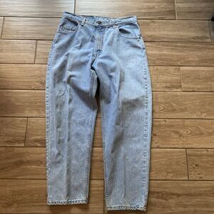 Vintage 90’s Levi Light Denim 560’s Loose Fit Tapered Leg 36x30 Baggy USA 1